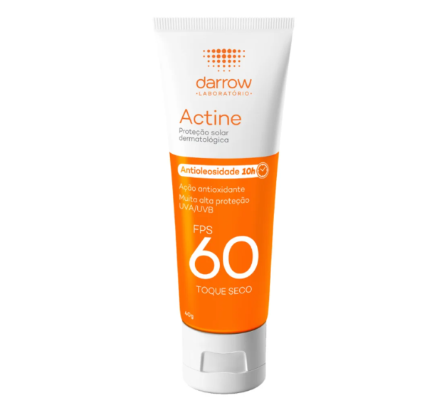 Protetor Solar Darrow Actine Toque Seco FPS 60 40g