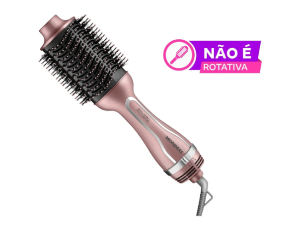 Escova Secadora Mondial ES-02-BI 1200W - 3 Níveis de Temperatura Tourmaline Íon Bivolt - Imagem 2