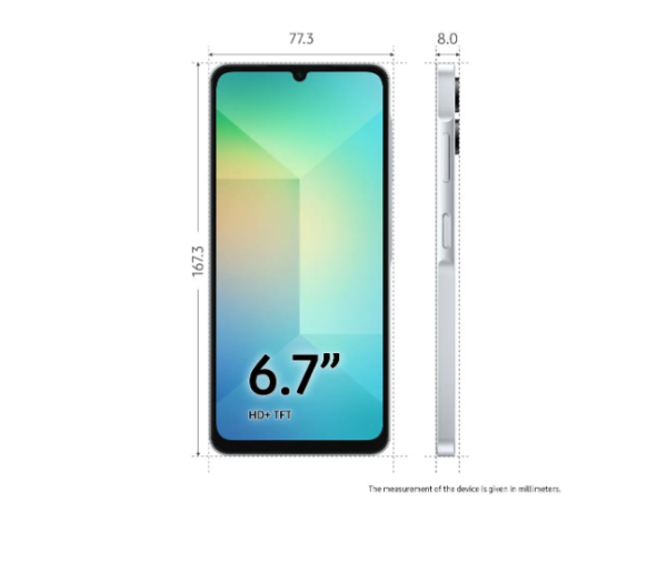 Smartphone Samsung Galaxy A06 Dual SIM 128 GB verde claro 4 GB RAM - Imagem 5