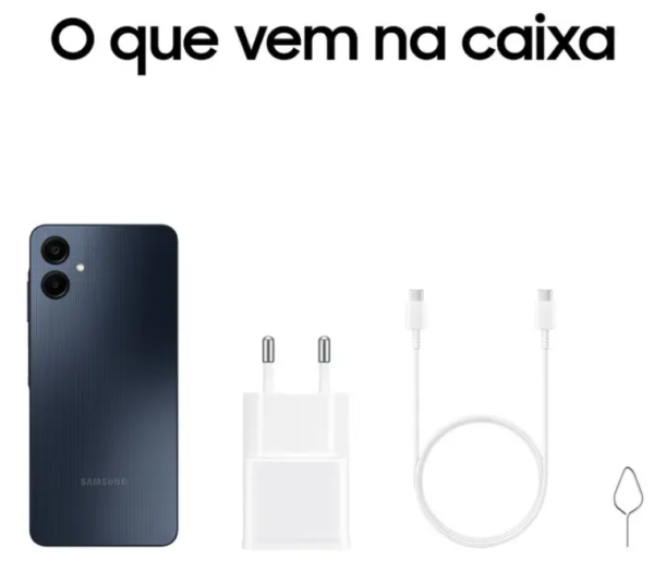 Smartphone Samsung Galaxy A06 Dual SIM 128 GB Azul Escuro 4 GB RAM - Imagem 4