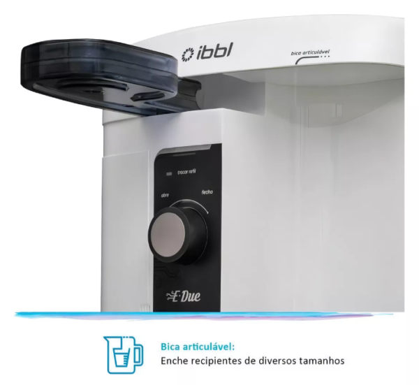 Purificador De Água Gelada Ibbl E-due Full Range Branco Bivolt - Imagem 5