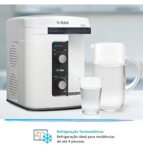 Purificador De Água Gelada Ibbl E-due Full Range Branco Bivolt - Imagem 2