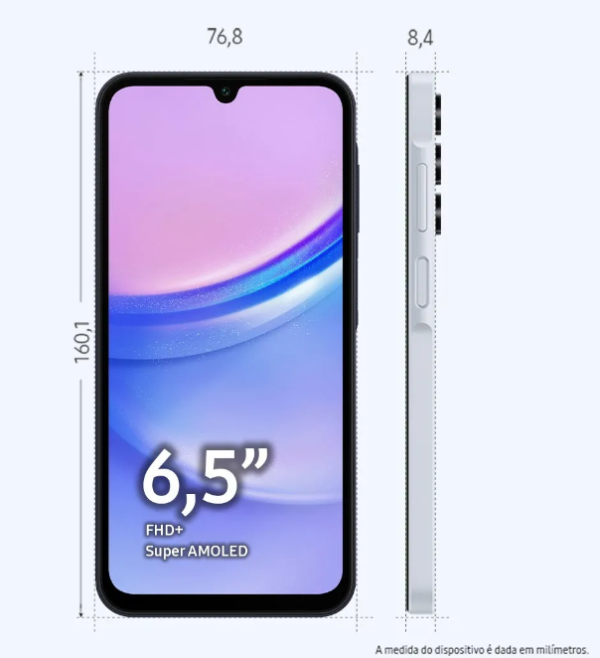 Samsung Galaxy A15 4G Dual SIM 128 GB Azul-claro 4 GB RAM - Imagem 3